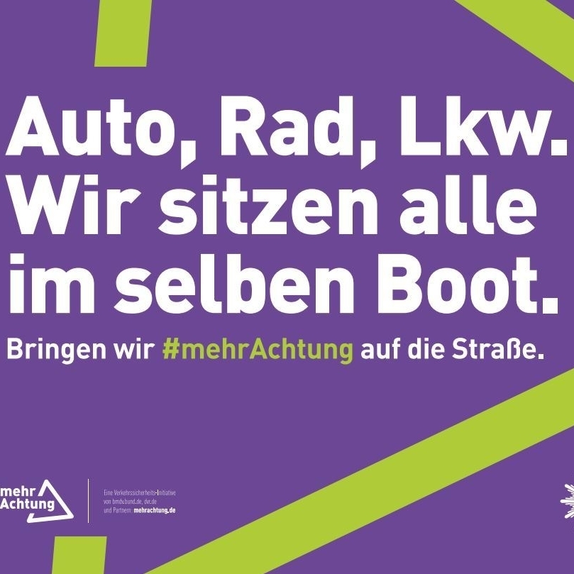 Plakat Mehr Achtung